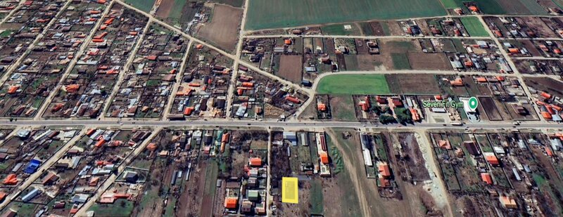 Fundulea, teren intravilan 536 mp, imprejmuit, utilitati.